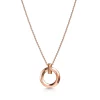 Tiffany & Co. Tiffany T T1 Circle Pendant in Rose Gold, Small | ^ Necklaces & Pendants|Rose Gold Jewelry