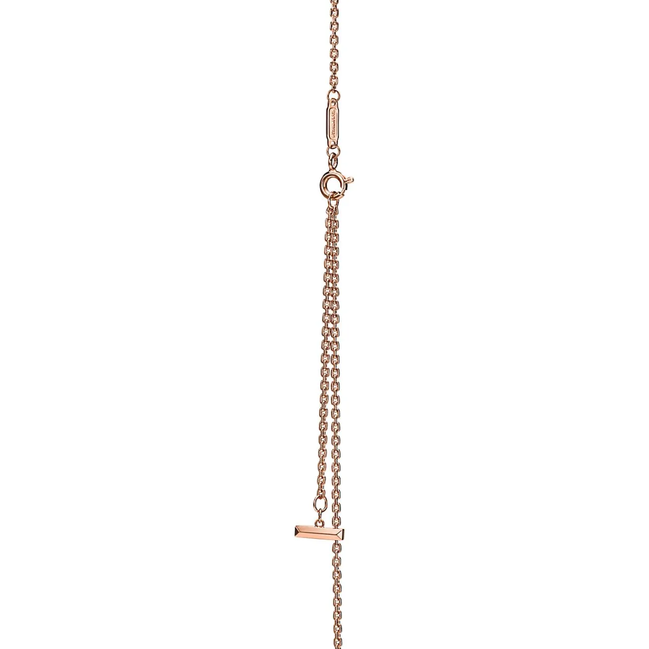 Tiffany & Co. Tiffany T T1 Circle Pendant in Rose Gold, Small | ^ Necklaces & Pendants|Rose Gold Jewelry