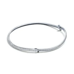 Tiffany & Co. Tiffany T T1 diamond necklace in 18k white gold. | ^ Necklaces & Pendants|Diamond Jewelry