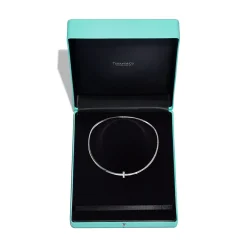 Tiffany & Co. Tiffany T T1 Half Diamond Necklace in White Gold | ^ Necklaces & Pendants|Diamond Jewelry