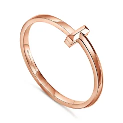 Tiffany & Co. Tiffany T T1 Hinged Bangle in Rose Gold, Wide | ^ Bracelets|Men's Jewelry