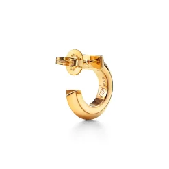 Tiffany & Co. Tiffany T T1 Hoop Earrings in Yellow Gold | ^ Earrings|Hoop Earrings