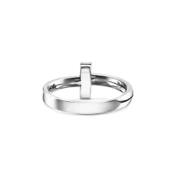 Tiffany & Co. Tiffany T T1 Ring in White Gold, 2.5 mm Wide | ^ Rings|Men's Jewelry
