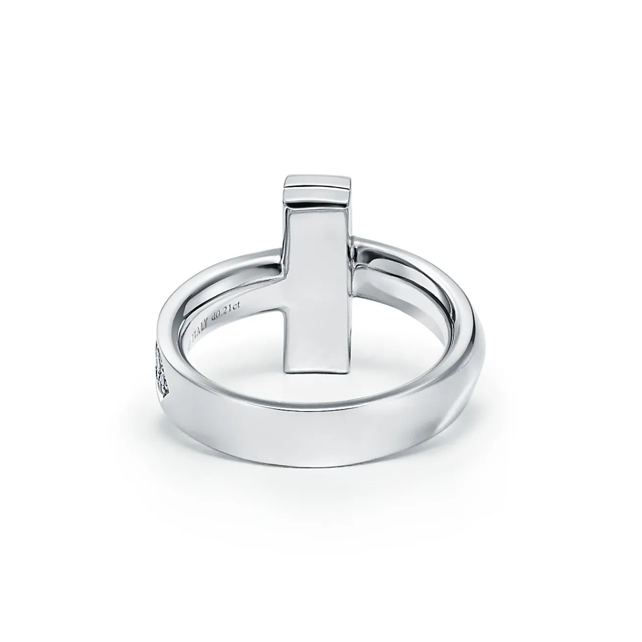Tiffany & Co. Tiffany T T1 Ring in White Gold with Diamonds, 4.5 mm Wide | ^ Rings|Diamond Jewelry
