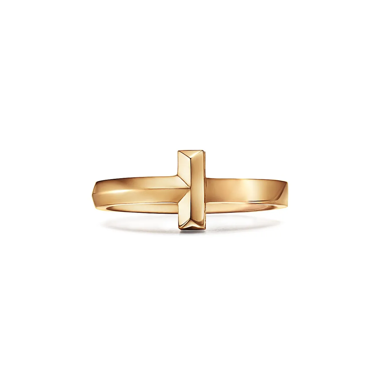 Tiffany & Co. Tiffany T T1 Ring in Yellow Gold, 2.5 mm Wide | ^ Rings|Men's Jewelry