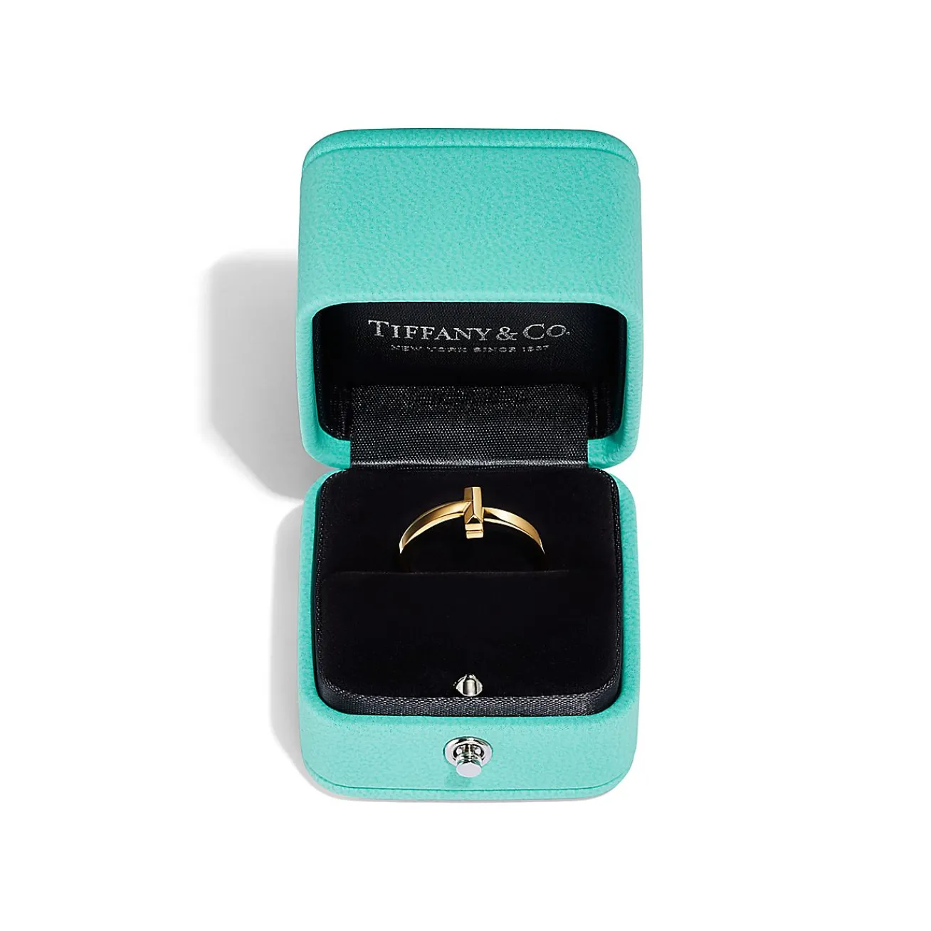 Tiffany & Co. Tiffany T T1 Ring in Yellow Gold, 2.5 mm Wide | ^ Rings|Men's Jewelry