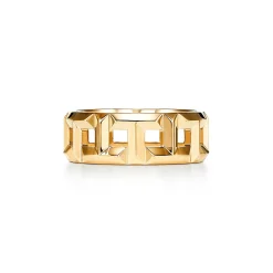 Tiffany & Co. Tiffany T True 8 mm ring in 18k gold. | ^ Rings|Men's Jewelry