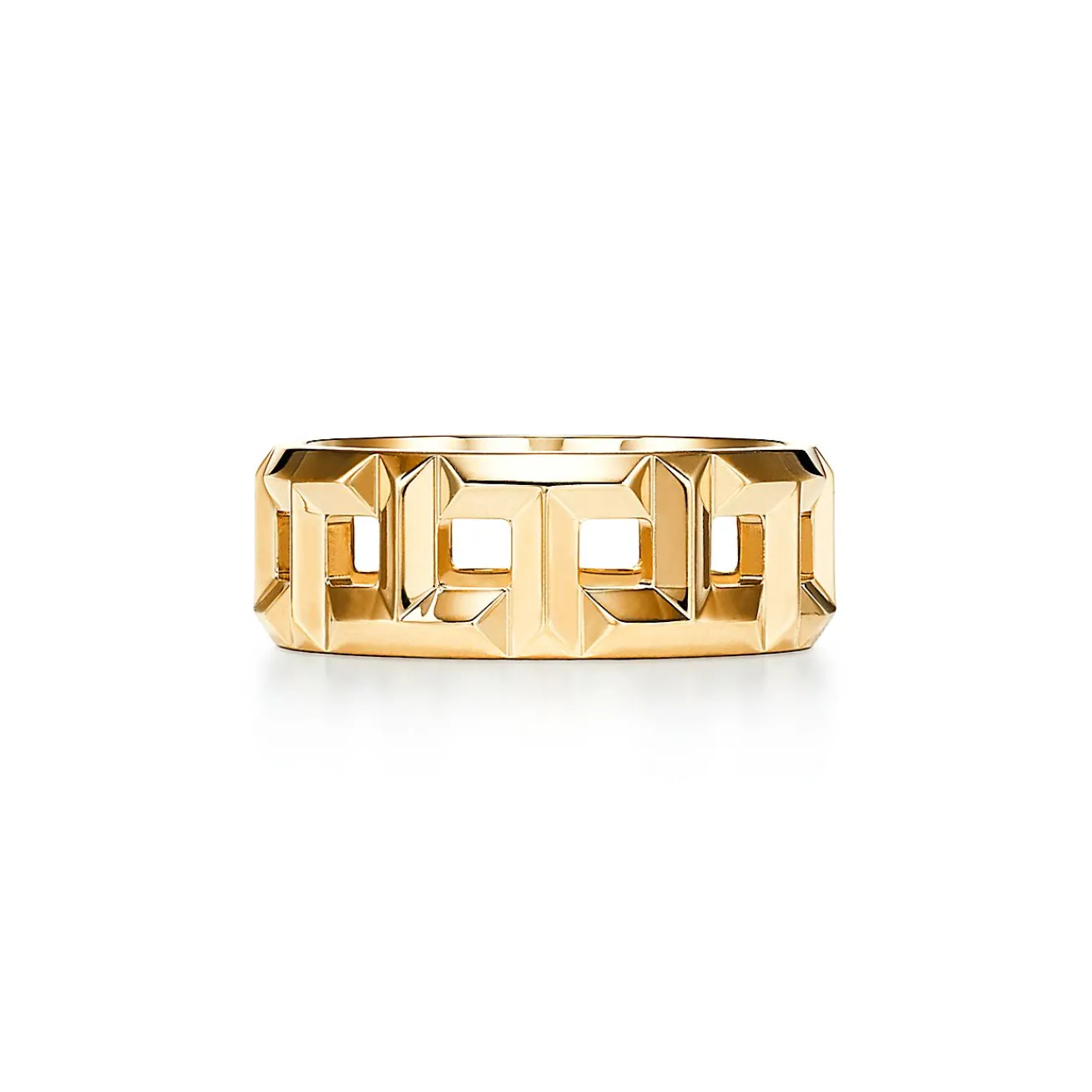 Tiffany & Co. Tiffany T True 8 mm ring in 18k gold. | ^ Rings|Men's Jewelry