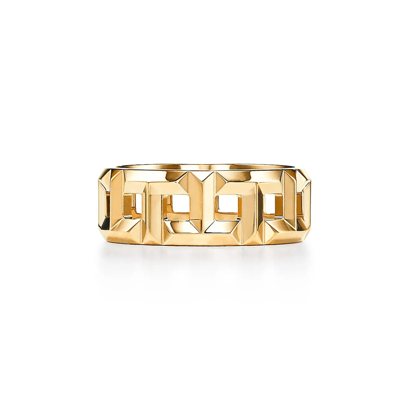 Tiffany & Co. Tiffany T True 8 mm ring in 18k gold. | ^ Rings|Men's Jewelry
