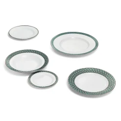 Tiffany & Co. Tiffany T True Bowl with a Hand-painted Platinum Rim | ^ Tableware