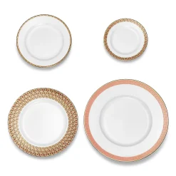 Tiffany & Co. Tiffany T True Bread and Butter Plate with a Hand-painted Gold Rim | ^ Tableware
