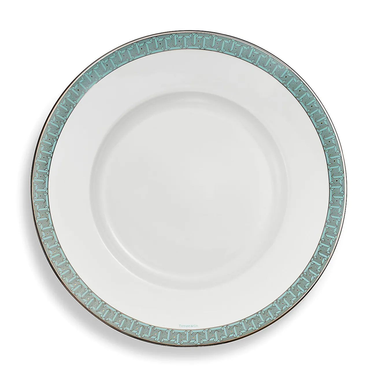 Tiffany & Co. Tiffany T True Charger with a Hand-painted Platinum Rim | ^ The Home|Housewarming Gifts