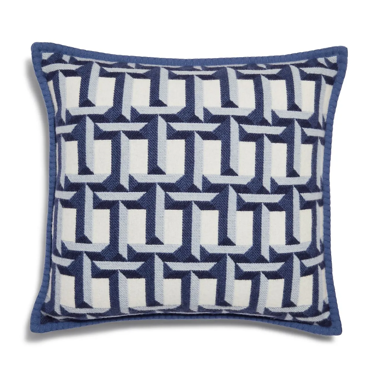 Tiffany & Co. Tiffany T True Cushion in Tanzanite-colored Wool and Cashmere | ^ The Home|Housewarming Gifts