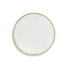 Tiffany & Co. Tiffany T True Dessert Plate with a Hand-painted Gold Rim | ^ Tableware