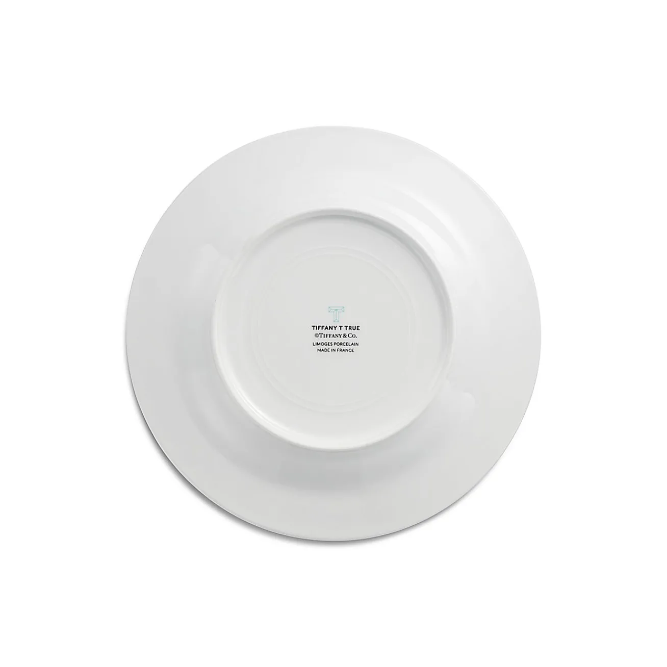 Tiffany & Co. Tiffany T True Dessert Plate with a Hand-painted Gold Rim | ^ Tableware