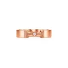 Tiffany & Co. Tiffany T True diamond link ring in 18k rose gold, 4 mm wide. | ^ Rings|Men's Jewelry