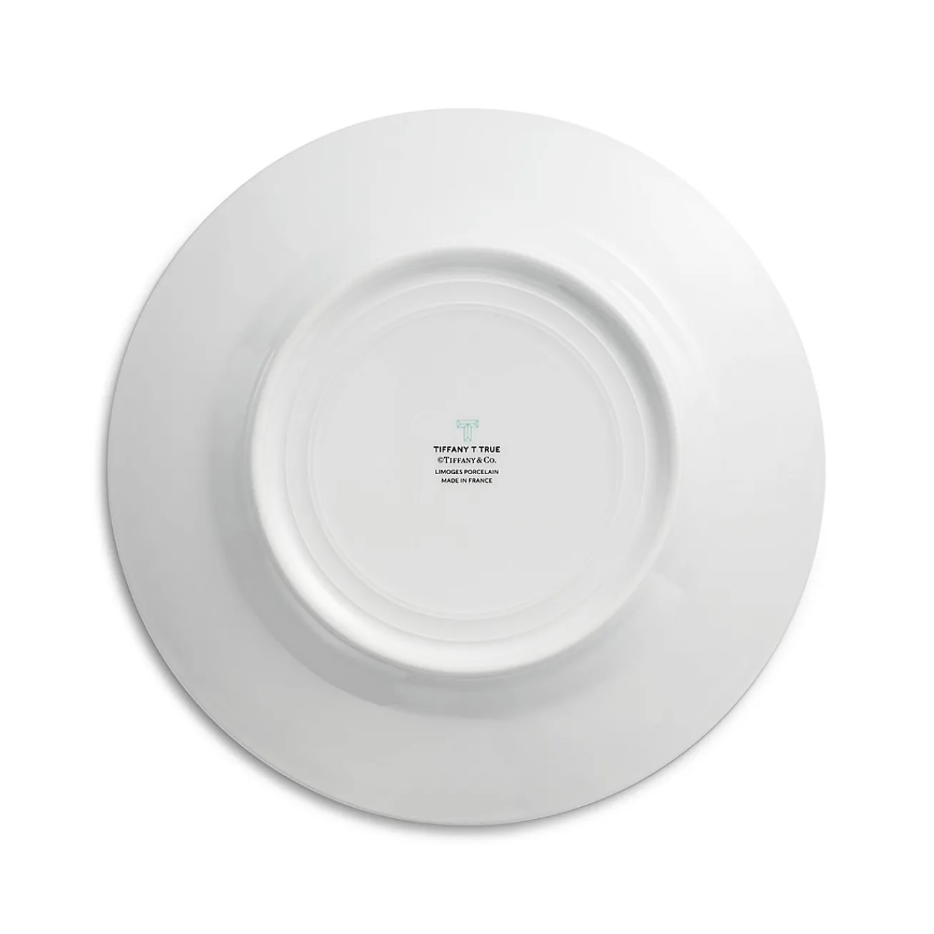 Tiffany & Co. Tiffany T True Dinner Plate with a Hand-painted Gold Rim | ^ Tableware