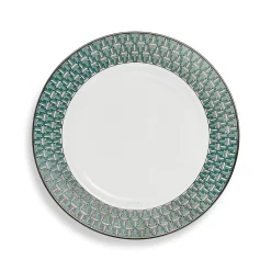 Tiffany & Co. Tiffany T True Dinner Plate with a Hand-painted Platinum Rim | ^ The Home|Housewarming Gifts