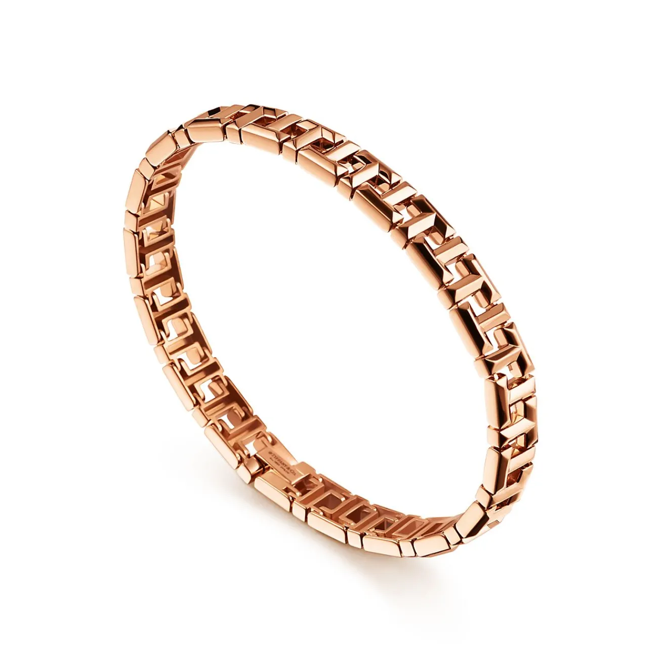 Tiffany & Co. Tiffany T True narrow bracelet in 18k rose gold, small. | ^ Bracelets|Men's Jewelry