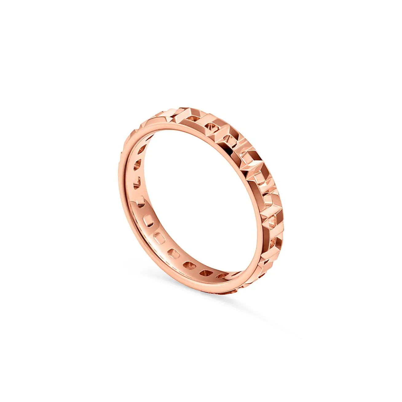 Tiffany & Co. Tiffany T True narrow ring in 18k rose gold, 3.5 mm wide. | ^Women Rings|Men's Jewelry