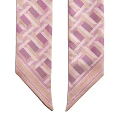 Tiffany & Co. Tiffany T True Ribbon Scarf in Crystal Pink Silk | ^Women Scarves & Stoles|Women's Accessories