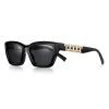 Tiffany & Co. Tiffany T True Sunglasses in Black Acetate with Dark Gray Lenses | ^Women Tiffany T|Sunglasses