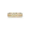 Tiffany & Co. Tiffany T True wide ring in 18k gold with pavé diamonds, 5.5 mm wide. | ^Women Rings|Men's Jewelry