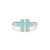 Tiffany & Co. Tiffany T turquoise wire ring in 18k gold. | ^ Rings|Gold Jewelry