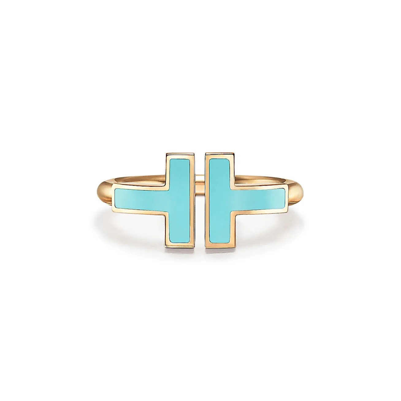 Tiffany & Co. Tiffany T turquoise wire ring in 18k gold. | ^ Rings|Gold Jewelry