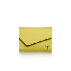 Tiffany & Co. Tiffany T Wallet in Citrine Yellow Leather | ^Women Small Leather Goods|Women's Accessories