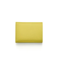 Tiffany & Co. Tiffany T Wallet in Citrine Yellow Leather | ^Women Small Leather Goods|Women's Accessories