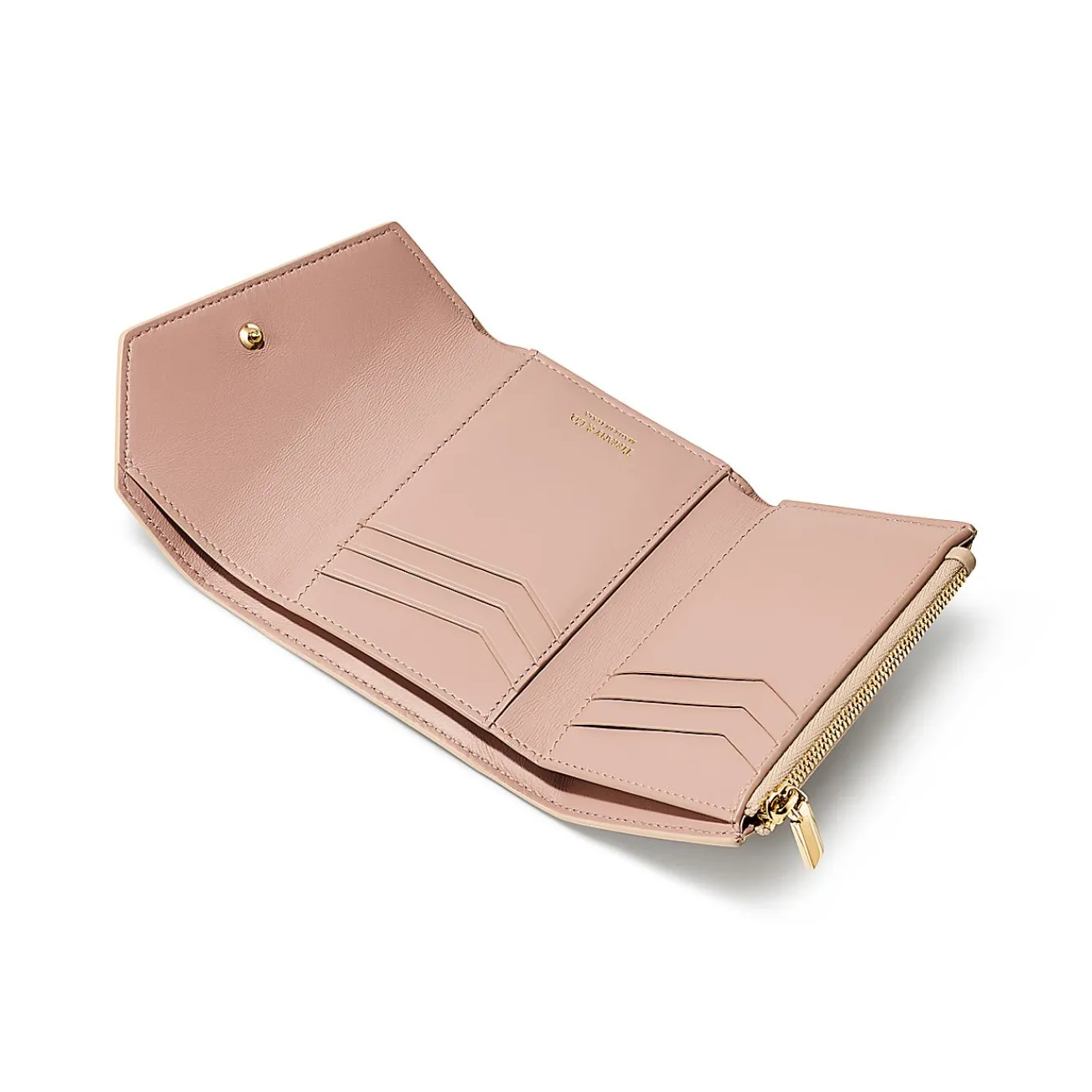 Tiffany & Co. Tiffany T Wallet in Taupe Leather | ^Women Small Leather Goods|Women's Accessories