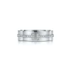 Tiffany & Co. Tiffany T wide diamond ring in 18k white gold, 5.5 mm wide. | ^Women Rings|Men's Jewelry