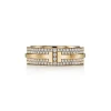Tiffany & Co. Tiffany T wide pavé diamond ring in 18k gold, 5.8 mm wide. | ^Women Rings|Gold Jewelry
