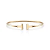 Tiffany & Co. Tiffany T wire bracelet in 18k gold, medium. | ^ Bracelets|Gifts for Her