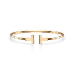 Tiffany & Co. Tiffany T wire bracelet in 18k gold, medium. | ^ Bracelets|Gifts for Her