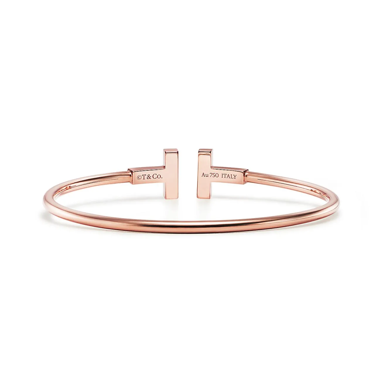 Tiffany & Co. Tiffany T Wire Bracelet in Rose Gold with Mother-of-pearl | ^ Bracelets|Gifts for Her