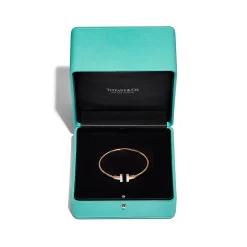 Tiffany & Co. Tiffany T Wire Bracelet in Rose Gold with Mother-of-pearl | ^ Bracelets|Gifts for Her