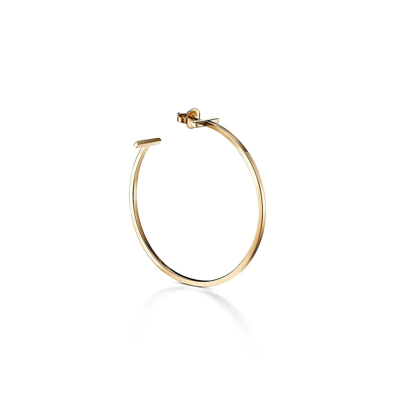 Tiffany & Co. Tiffany T wire hoop earrings in 18k gold, extra large. | ^ Hoop Earrings|Gold Jewelry