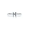 Tiffany & Co. Tiffany T wire ring in 18k white gold. | ^ Rings|Men's Jewelry