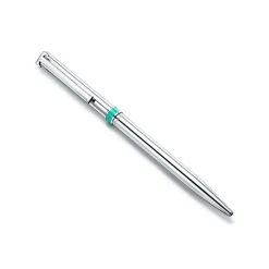 Tiffany & Co. Tiffany T-clip retractable ballpoint pen in sterling silver. | ^ Tiffany Blue® Gifts|Gifts to Personalize