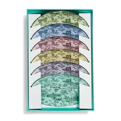 Tiffany & Co. Tiffany Toile Dessert Plates in Bone China, Set of Six | ^ The Home|Housewarming Gifts