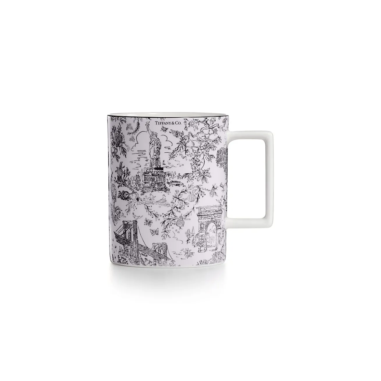 Tiffany & Co. Tiffany Toile Mug in Kunzite Bone China | ^ The Home|Housewarming Gifts