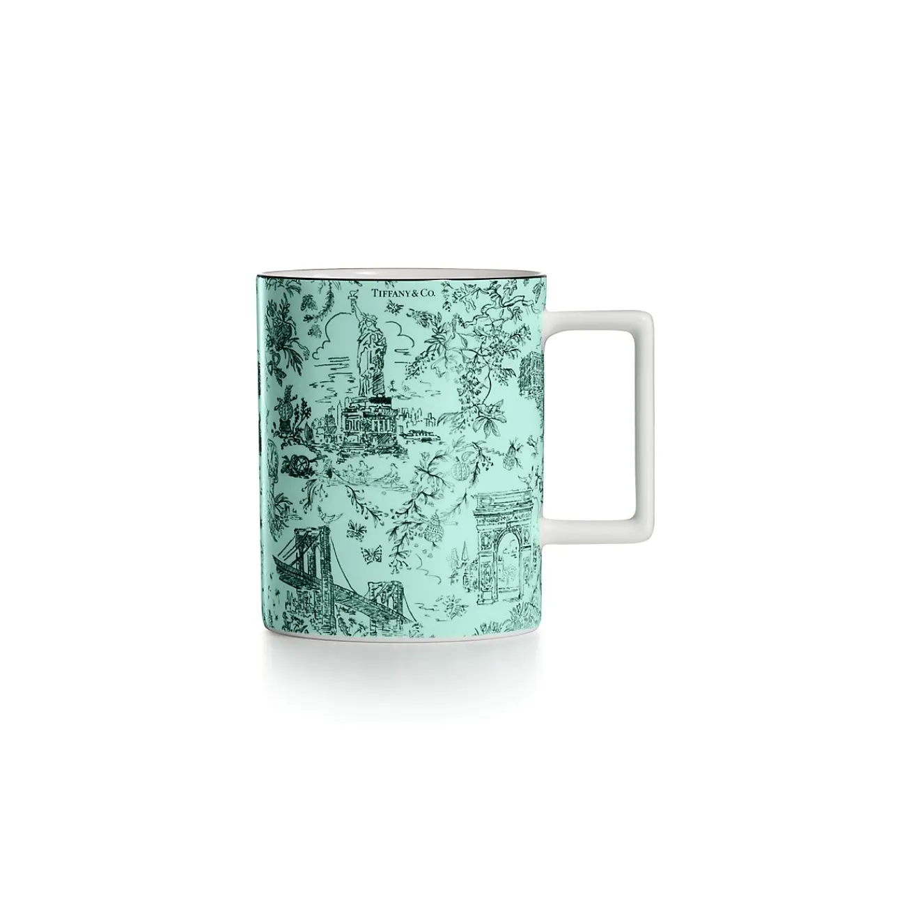 Tiffany & Co. Tiffany Toile Mug in Tiffany Blue® Bone China | ^ The Home|Housewarming Gifts