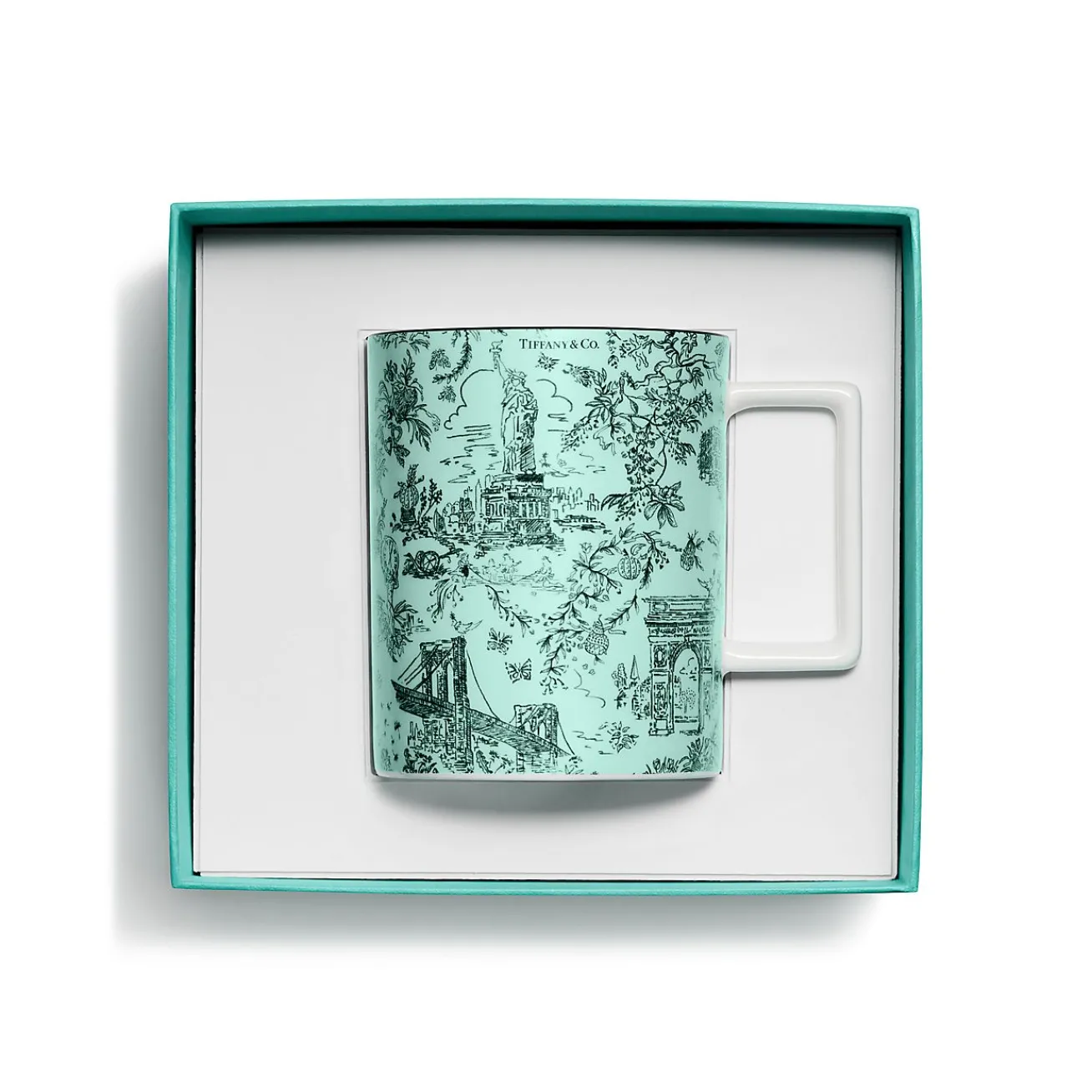 Tiffany & Co. Tiffany Toile Mug in Tiffany Blue® Bone China | ^ The Home|Housewarming Gifts