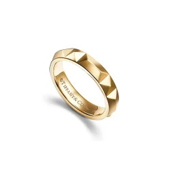 Tiffany & Co. Tiffany True® Band Ring in Yellow Gold, 4 mm Wide | ^Women Rings|Gold Jewelry