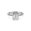 Tiffany & Co. Tiffany True® engagement ring in platinum: an icon of modern love. | ^ Engagement Rings