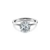 Tiffany & Co. Tiffany True® round brilliant engagement ring: an icon of modern love. | ^ Engagement Rings