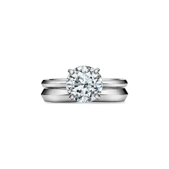 Tiffany & Co. Tiffany True® round brilliant engagement ring: an icon of modern love. | ^ Engagement Rings
