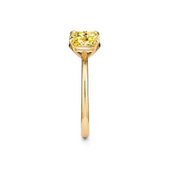 Tiffany & Co. Tiffany True® yellow diamond engagement ring in 18k gold: an icon of modern love | ^ Engagement Rings